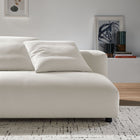 Modway Solace Modular Upholstered Fabric Armless Loveseat