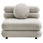 Modway Jubilee 3-Piece Modular Performance Velvet Sectional Sofa