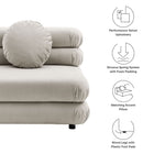 Modway Jubilee Modular Performance Velvet Armless Chair