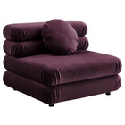 Modway Jubilee 3-Piece Modular Performance Velvet Sectional Sofa