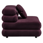 Modway Jubilee 5-Piece Modular Performance Velvet Sectional Sofa