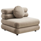 Modway Jubilee 4-Piece Modular Performance Velvet Sectional Sofa