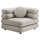Modway Jubilee 4-Piece Modular Performance Velvet Sectional Sofa