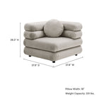Modway Jubilee Modular Performance Velvet Corner Chair