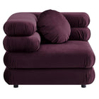 Modway Jubilee 3-Piece Modular Performance Velvet Sectional Sofa