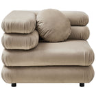 Modway Jubilee 4-Piece Modular Performance Velvet Sectional Sofa