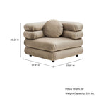 Modway Jubilee Modular Performance Velvet Corner Chair