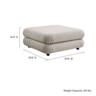Modway Jubilee Modular Performance Velvet Ottoman