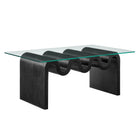 Modway Ondine Glass Top Coffee Table  