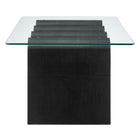 Modway Ondine Glass Top Coffee Table