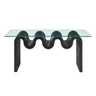 Modway Ondine Glass Top Coffee Table