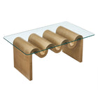 Modway Ondine Glass Top Coffee Table
