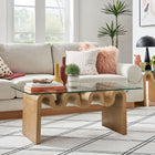 Modway Ondine Glass Top Coffee Table