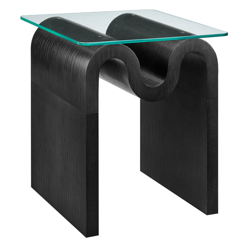 Modway Ondine Glass Top Side Table  