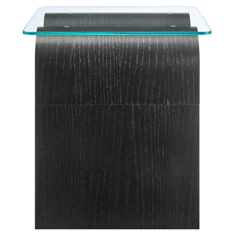 Modway Ondine Glass Top Side Table  