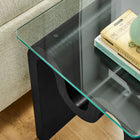 Modway Ondine Glass Top Side Table