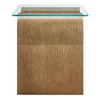 Modway Ondine Glass Top Side Table