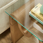 Modway Ondine Glass Top Side Table