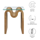 Modway Ondine Glass Top Side Table