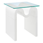 Modway Ondine Glass Top Side Table  