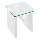 Modway Ondine Glass Top Side Table