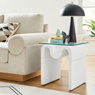 Modway Ondine Glass Top Side Table