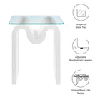 Modway Ondine Glass Top Side Table