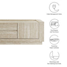 Modway Hollis 59" Travertine TV Stand