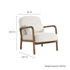 Modway Charlie Boucle Upholstered Armchair