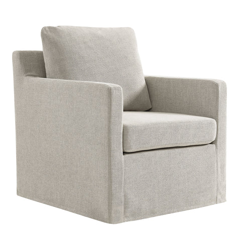 Modway Serene Fabric Slipcovered Swivel Armchair  