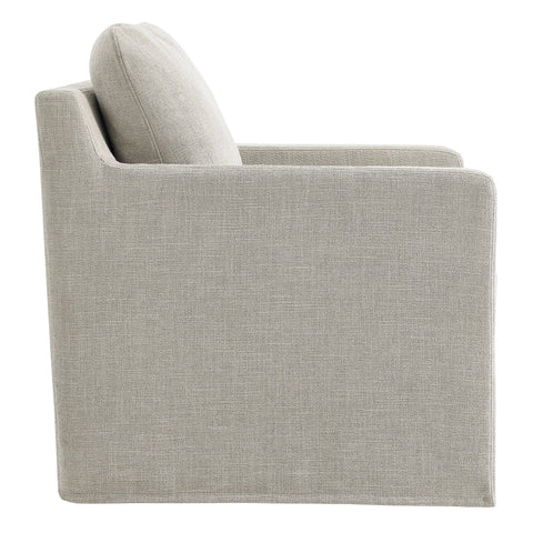 Modway Serene Fabric Slipcovered Swivel Armchair  