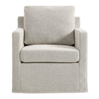 Modway Serene Fabric Slipcovered Swivel Armchair