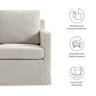 Modway Serene Fabric Slipcovered Swivel Armchair