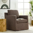 Modway Serene Fabric Slipcovered Swivel Armchair