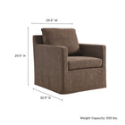 Modway Serene Fabric Slipcovered Swivel Armchair