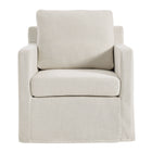Modway Serene Fabric Slipcovered Swivel Armchair