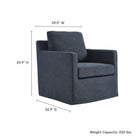 Modway Serene Fabric Slipcovered Swivel Armchair