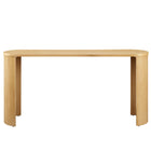 Modway Aspect Oval Wood Entryway Console Table