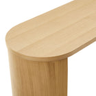 Modway Aspect Oval Wood Entryway Console Table