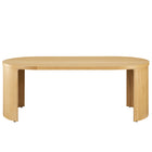 Modway Aspect Oval Wood Coffee Table