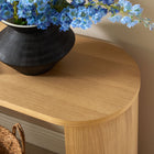 Modway Aspect Oval Wood Entryway Console Table