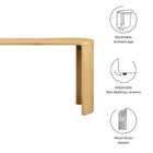 Modway Aspect Oval Wood Entryway Console Table