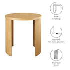 Modway Aspect Round Wood End Table