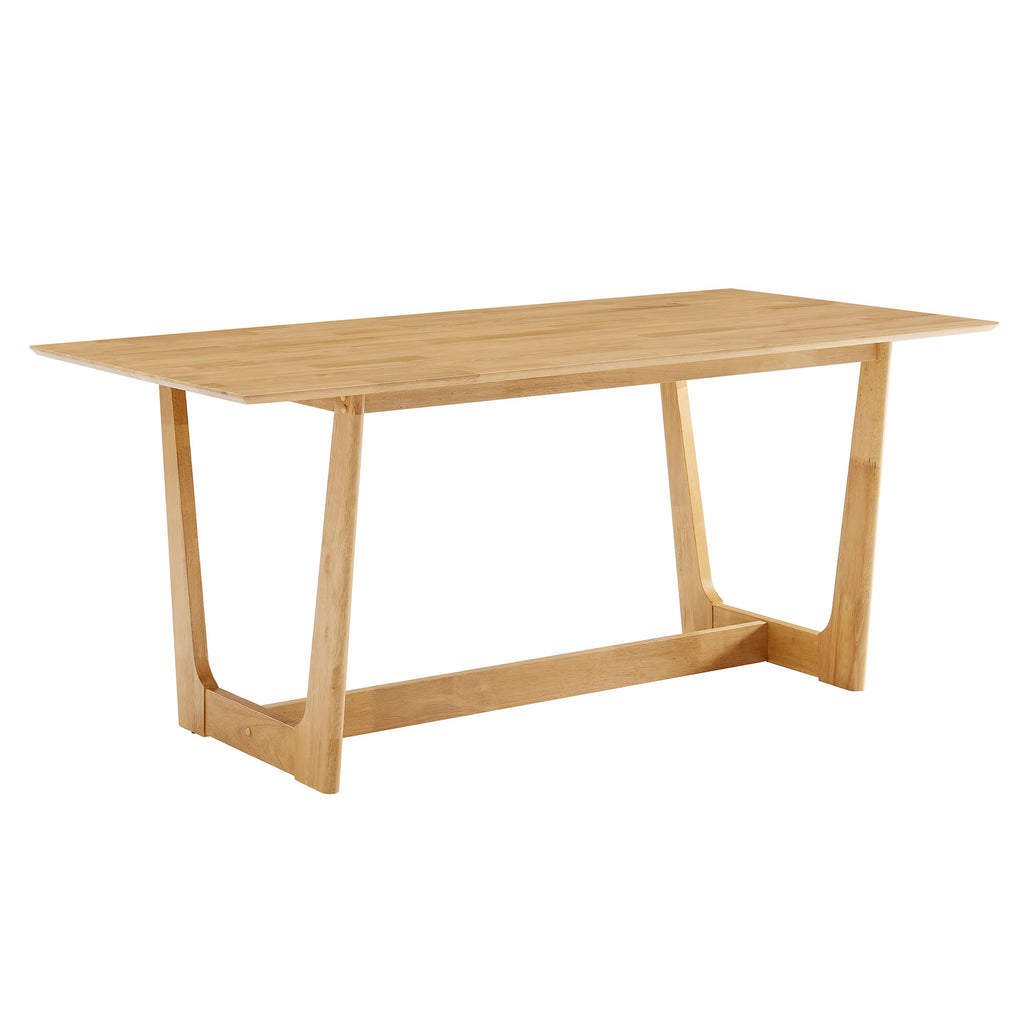 Modway Solara 71" Rectangle Wood Dining Table  