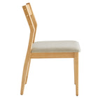 Modway Solara Fabric Wood Dining Side Chairs Set of 2