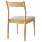 Modway Solara Fabric Wood Dining Side Chairs Set of 2