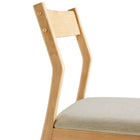 Modway Solara Fabric Wood Dining Side Chairs Set of 2