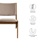 Modway Rylina Vegan Leather Accent Chairs Set of 2