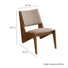 Modway Rylina Vegan Leather Accent Chairs Set of 2