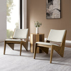 Modway Rylina Vegan Leather Accent Chairs Set of 2